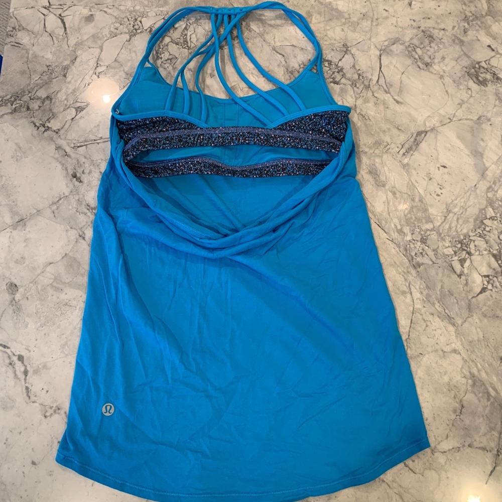Lululemon Blue workout tank